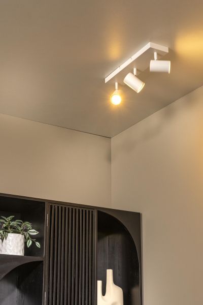 Lucide AMIGO - Ceiling spotlight - 3xGU10 - White